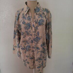 Floral blouse - tunic length
